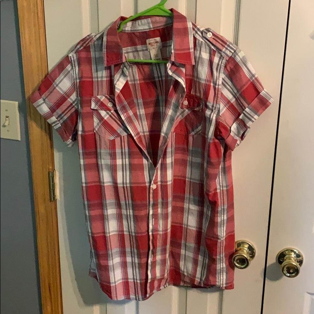 flannel short sleeve shirt